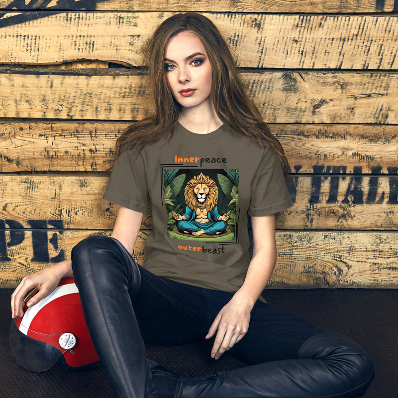 Inner Peace Outer Beast! Unisex t-shirt