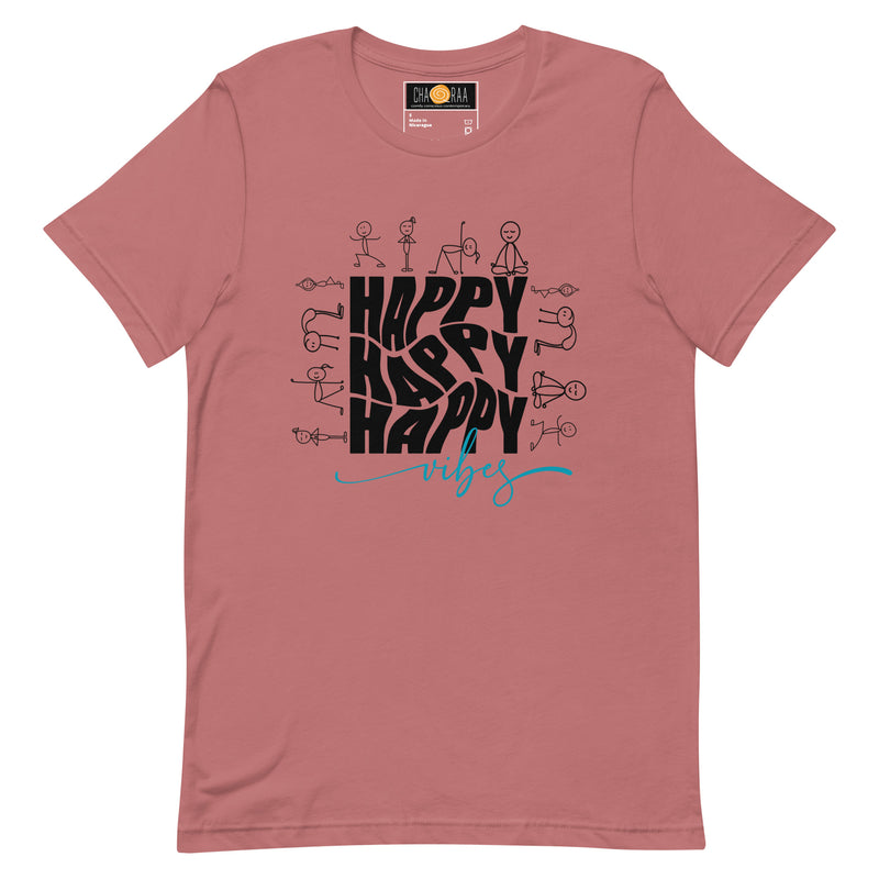 Happy Yoga Vibes Unisex t-shirt