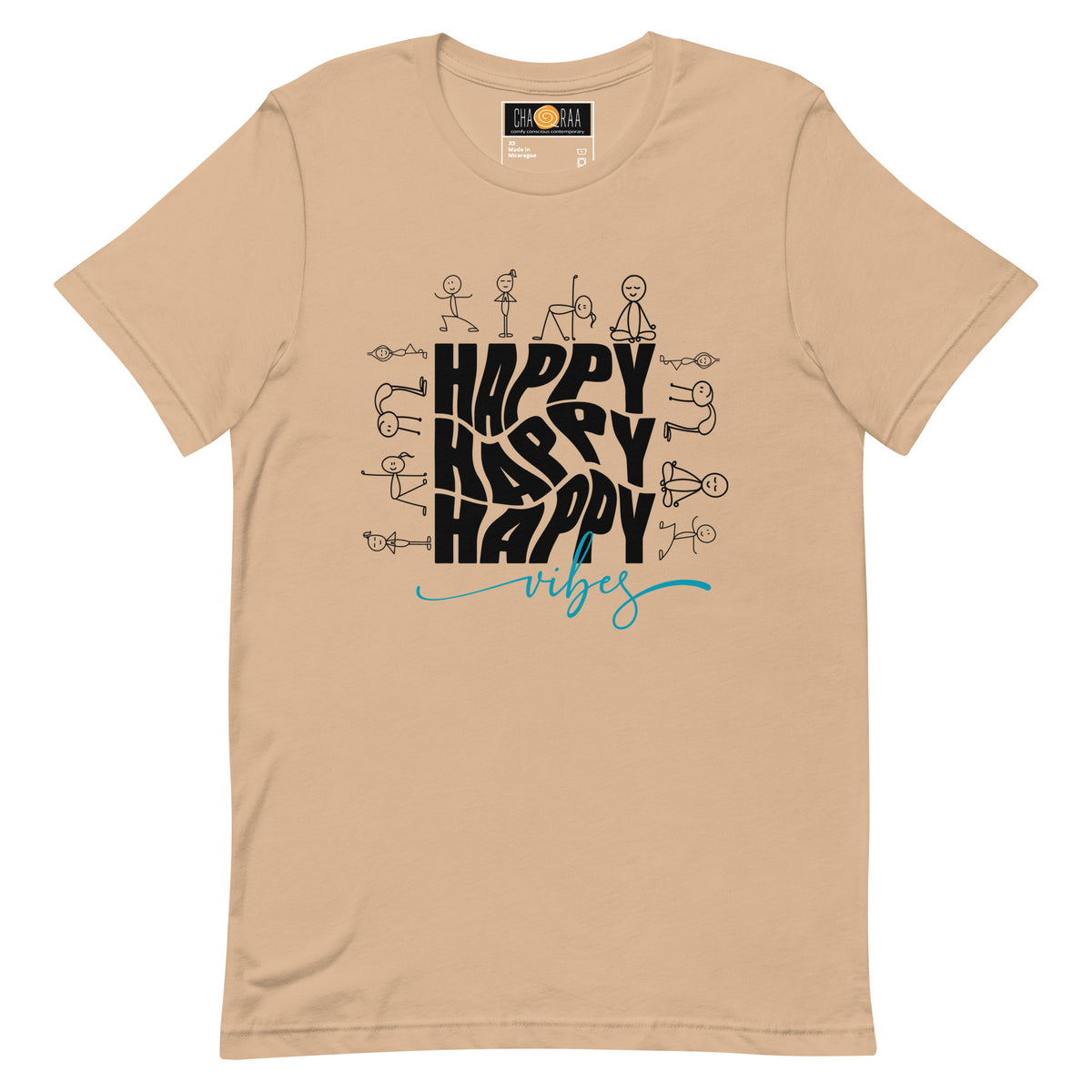 Happy Yoga Vibes Unisex t-shirt