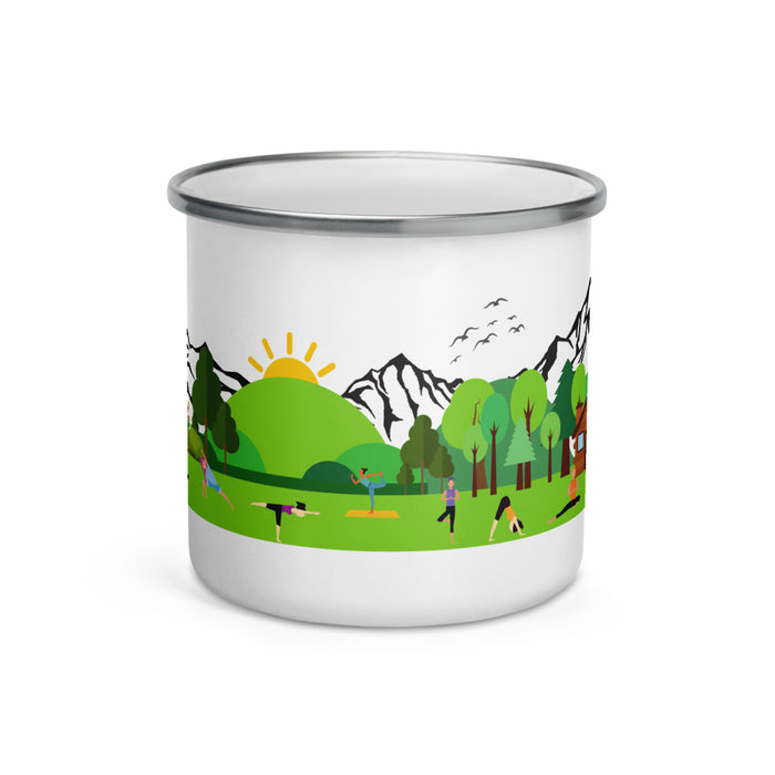 The Ashram Campfire Enamel Mug